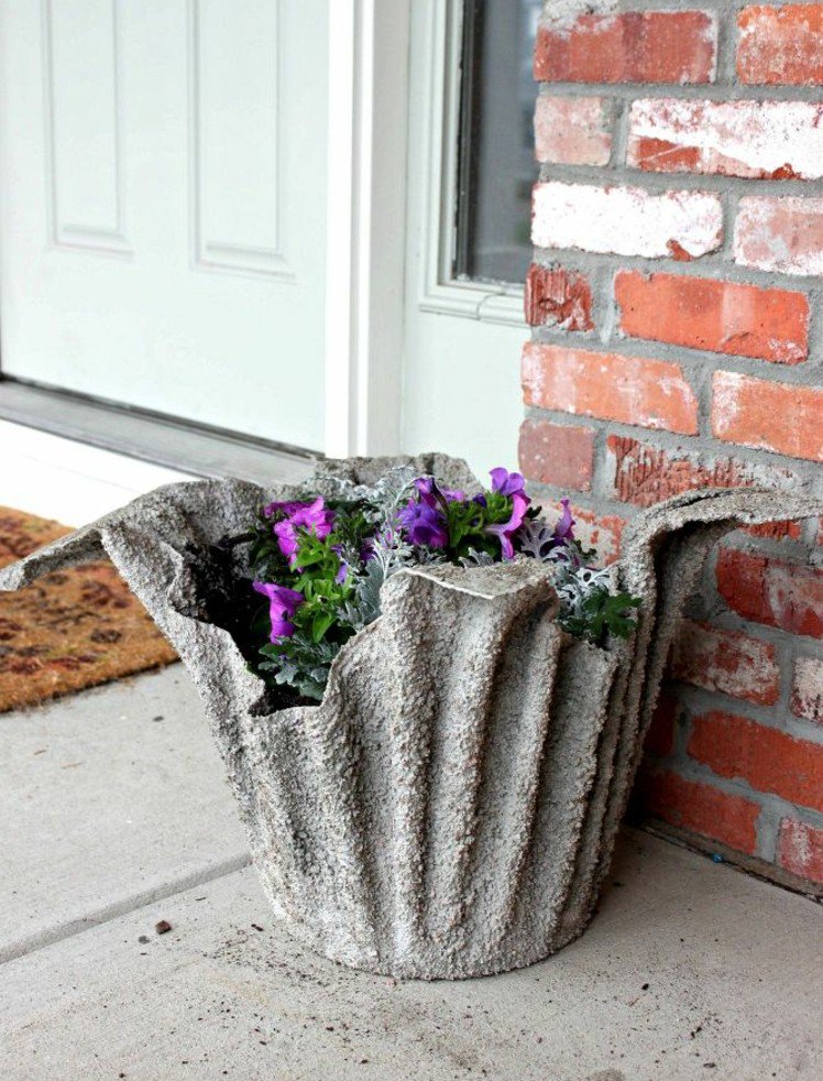 Decoration de jardin en ciment