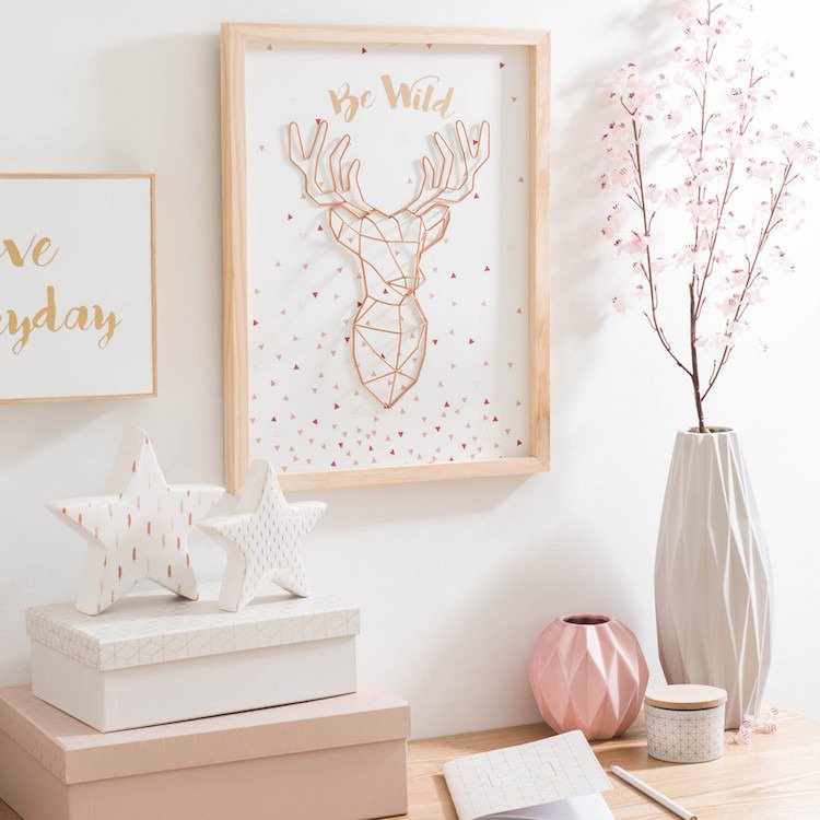 Cerf decoration murale