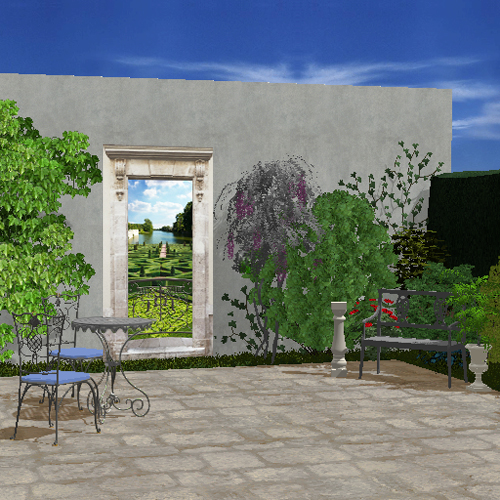 Decoration de jardin murale