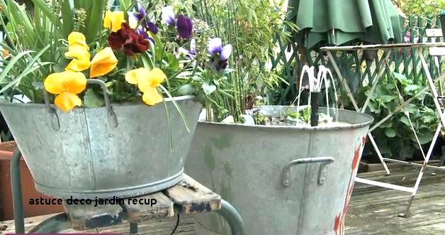 Decoration jardin avec recuperation
