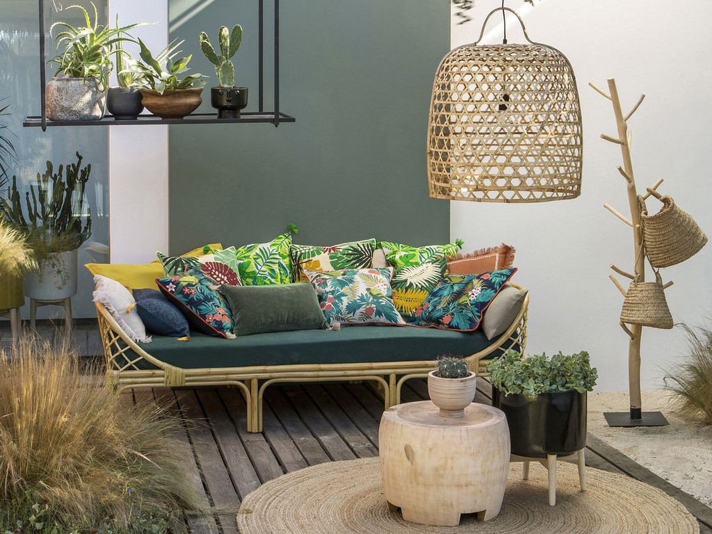 Décoration tropical salon