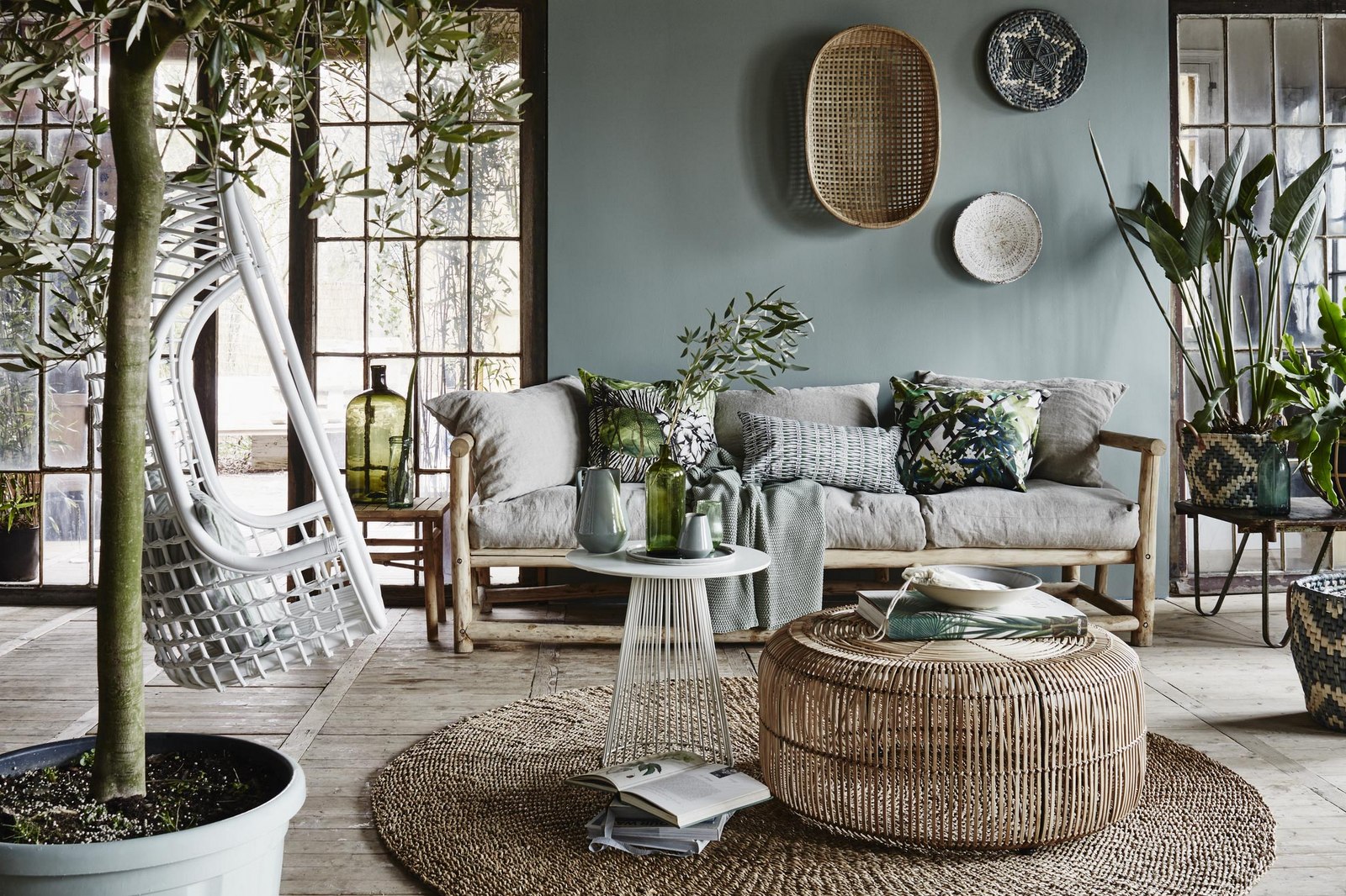 Decoration jungle salon