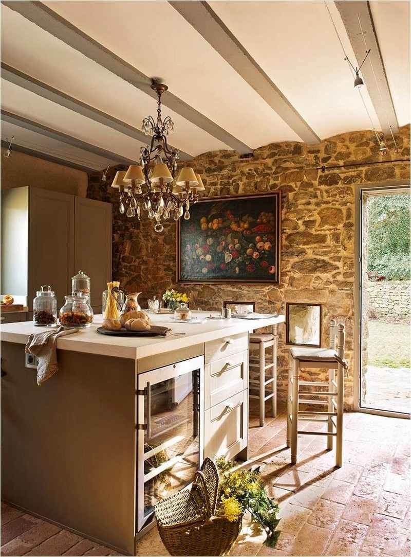 Maison en pierre decoration