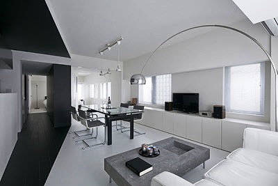 Decoration d'interieur de maison contemporaine