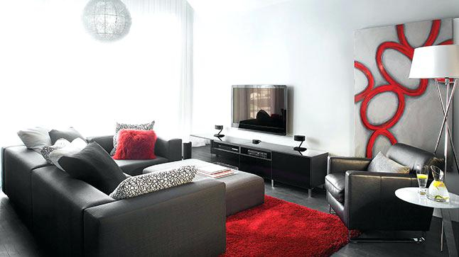 Décoration maison rouge