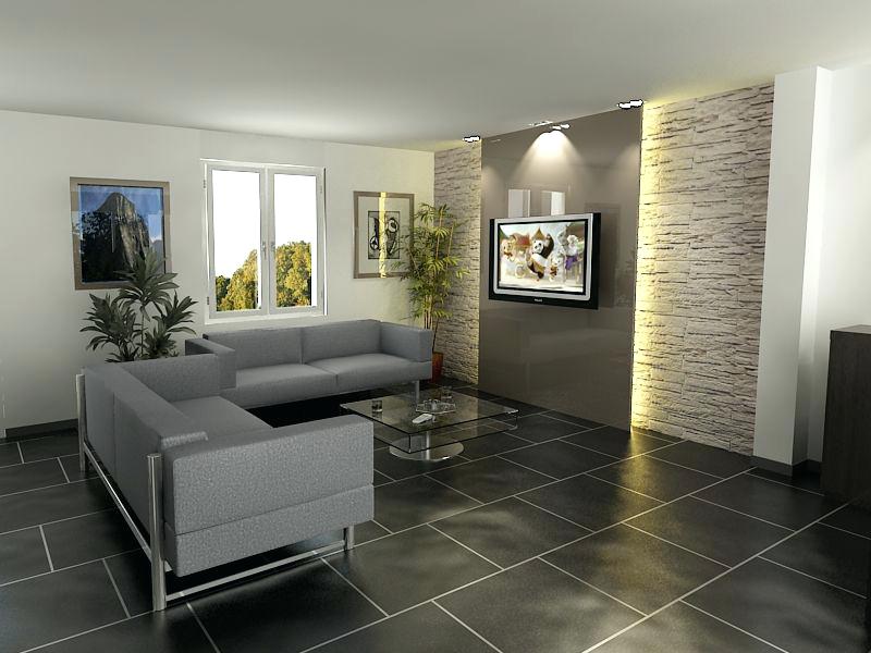 Decoration au mur salon