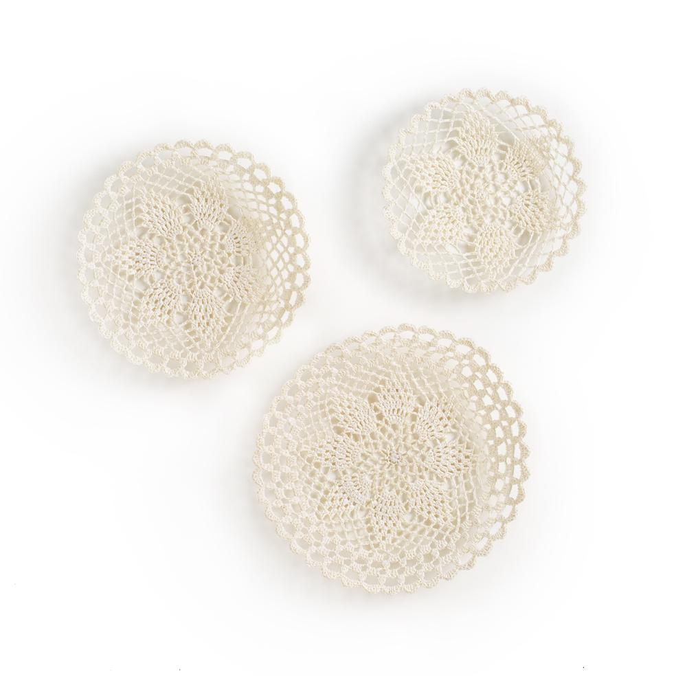 Décoration murale au crochet