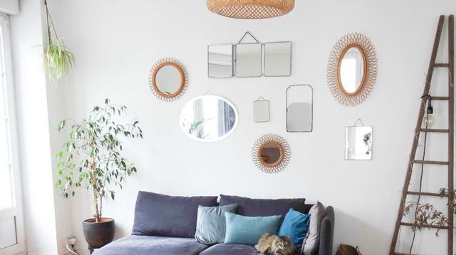 Décoration murale miroirs