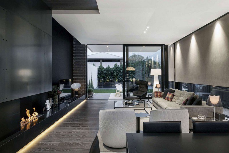 Decoration maison noir blanc gris