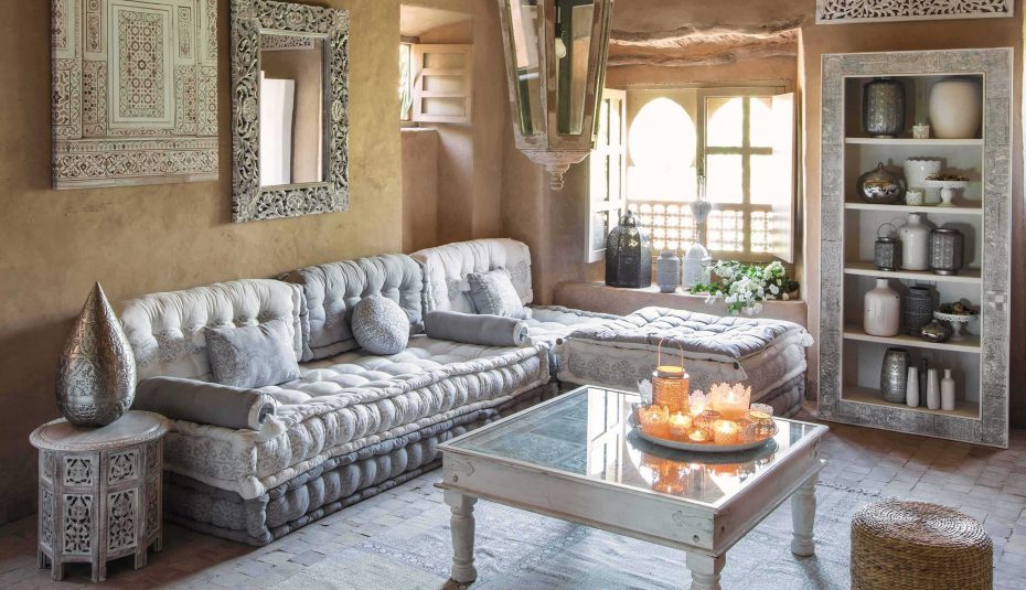 Décoration salon oriental chic