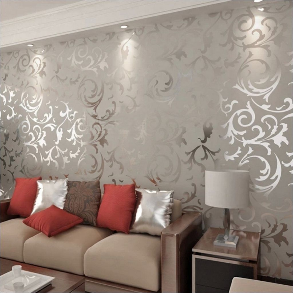 Decoration salon avec papier peint
