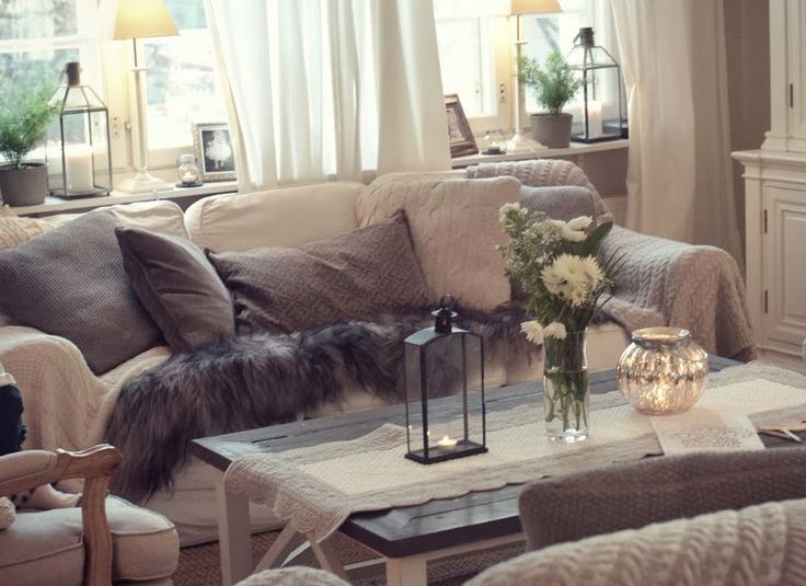 Décoration cocooning petit salon