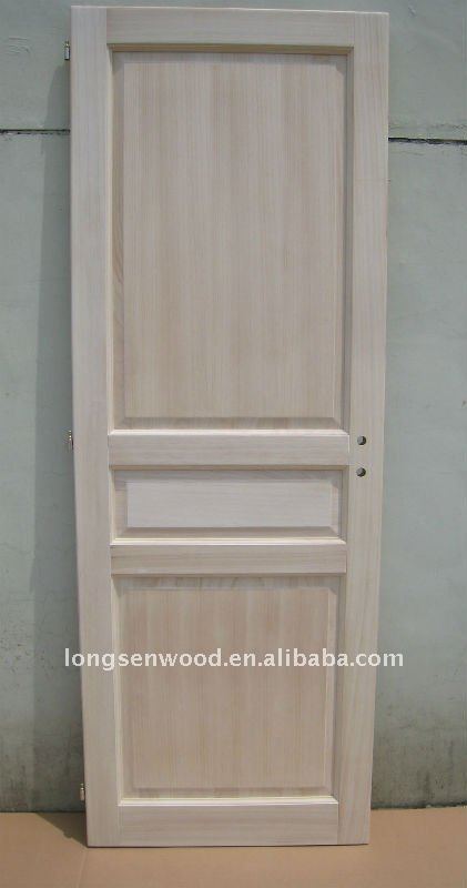 Decoration porte interieur bois