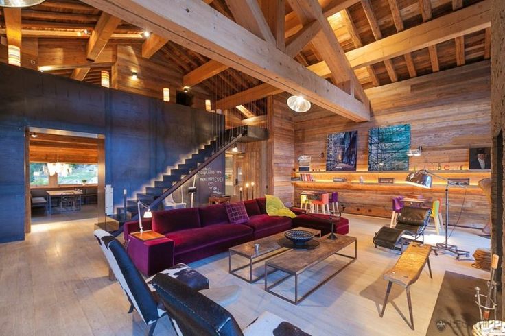 Idee decoration interieur chalet