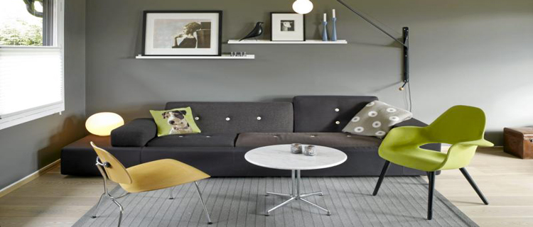 Decoration et couleur pour salon
