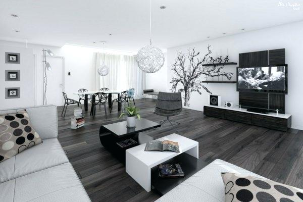 Decoration maison noir et blanc