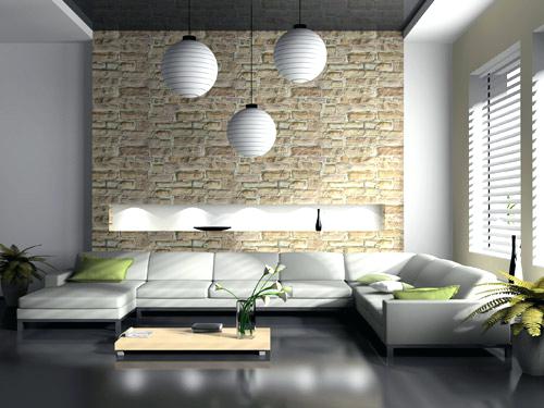 Papier peint decoration salon