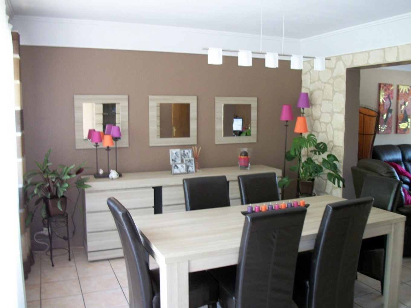 Decoration interieur salon et salle a manger