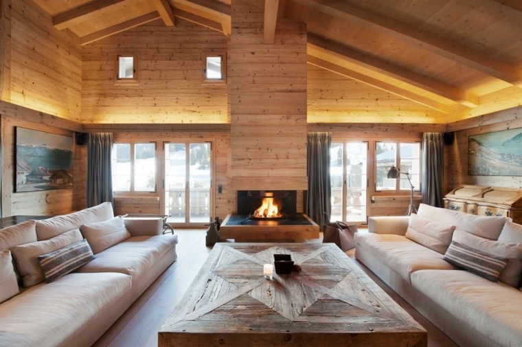 Decoration maison style chalet