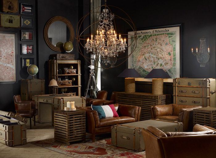 Decoration de salon vintage