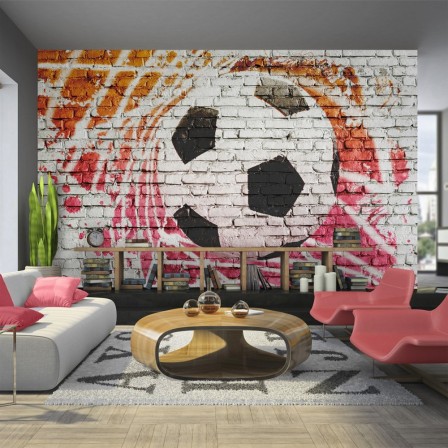 Decoration murale football