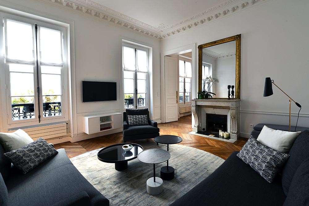 Décoration appartement haussmannien design