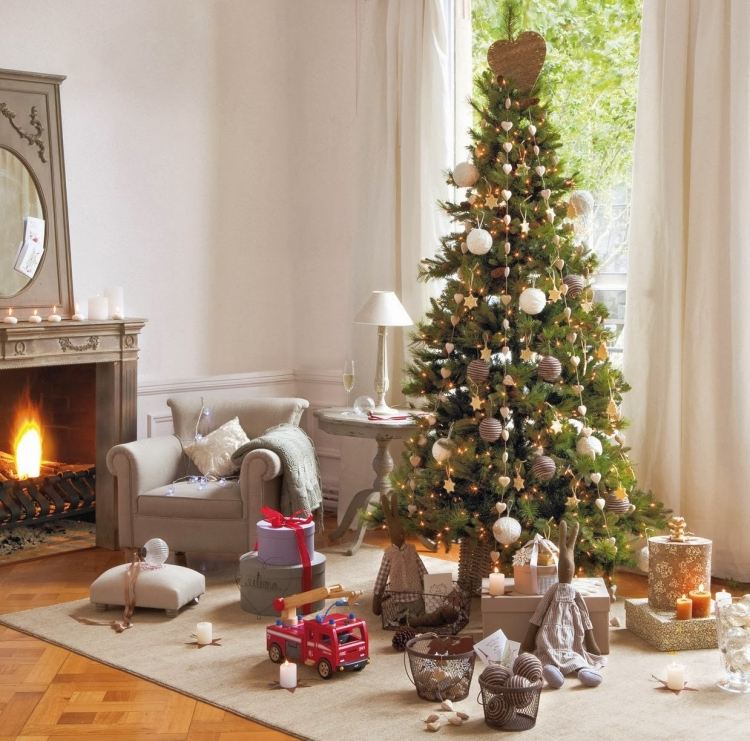 Decoration de noel salon