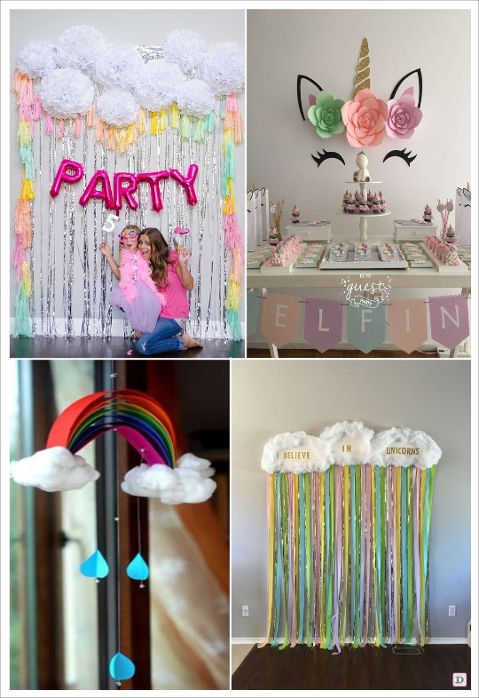 Décoration murale licorne