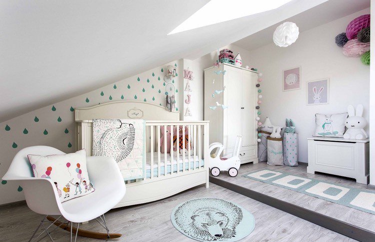 Décoration murale bébé fille