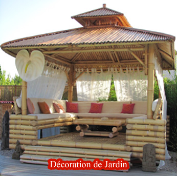 Decoration bois exterieur jardin