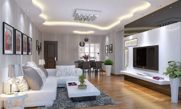 Decoration du plafond du salon
