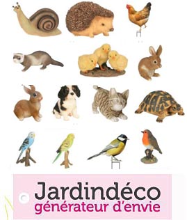 Animaux décoration jardin extérieur