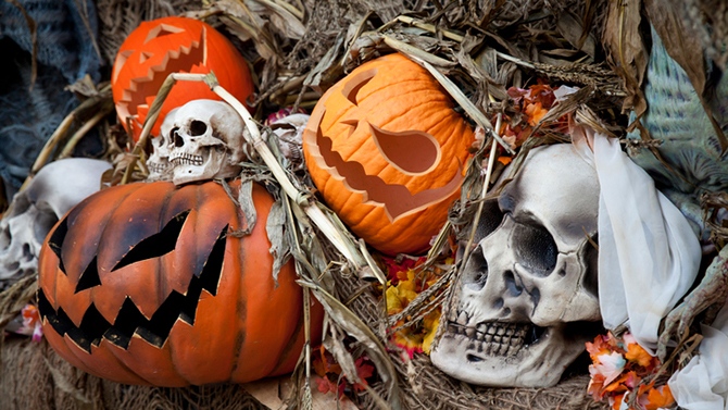 Décoration d'halloween maison