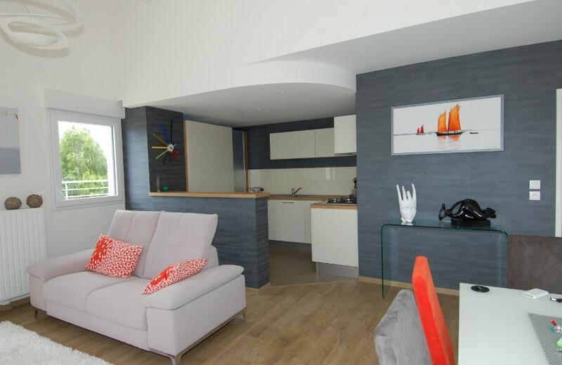 Decoration interieur salon cuisine