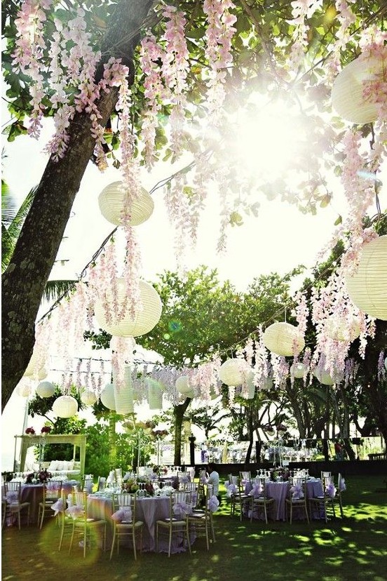 Idee decoration jardin pour mariage