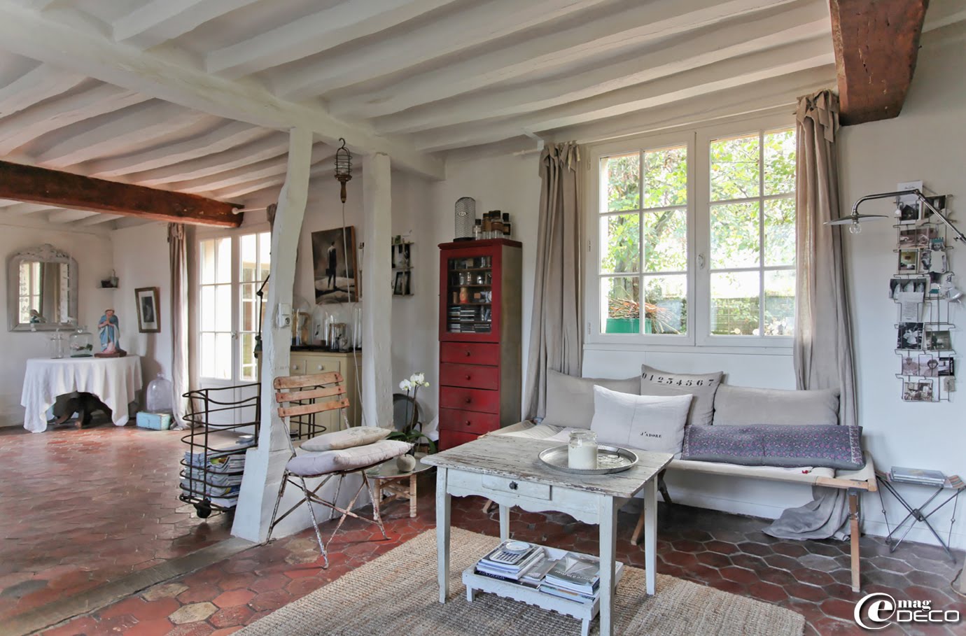 Decoration maison avec tomettes