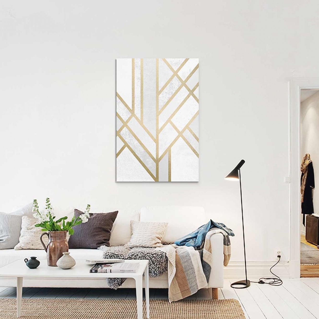 Decoration murale design salon