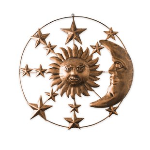 Decoration murale soleil lune