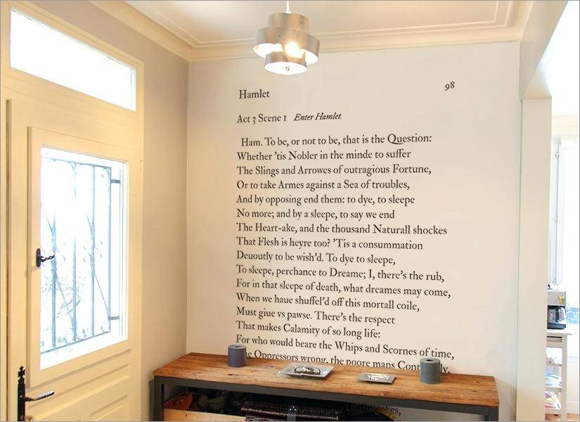 Décoration mur fait maison
