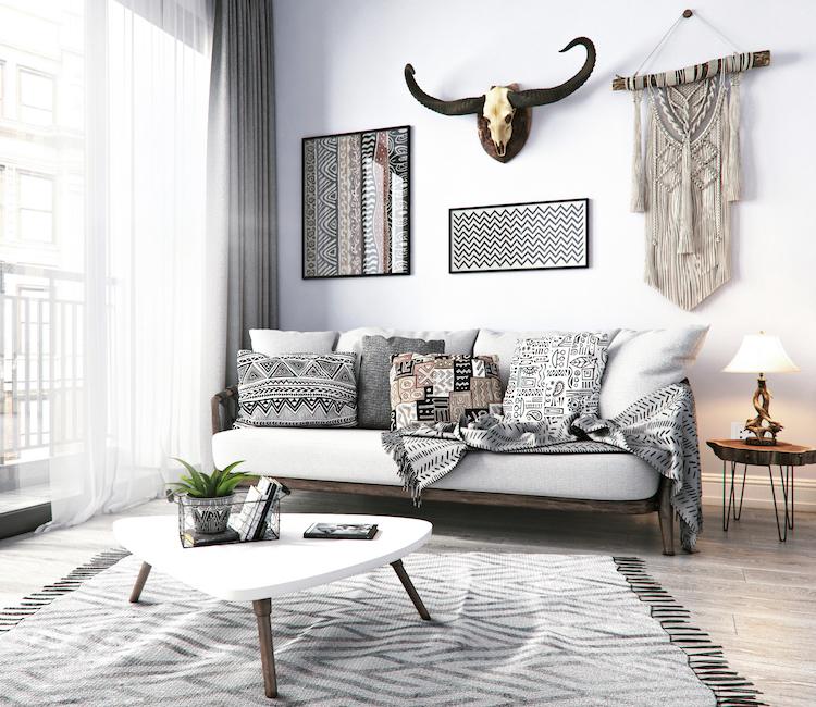 Idee de decoration murale salon