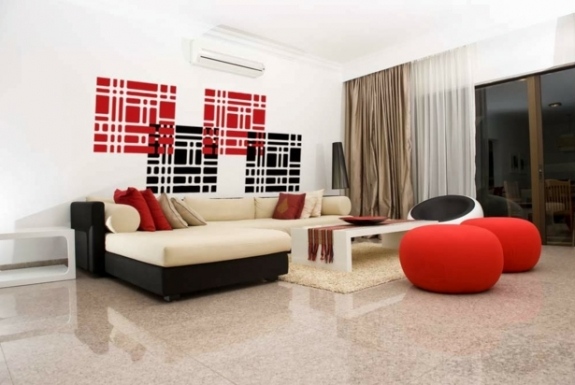 Peinture salon decoration