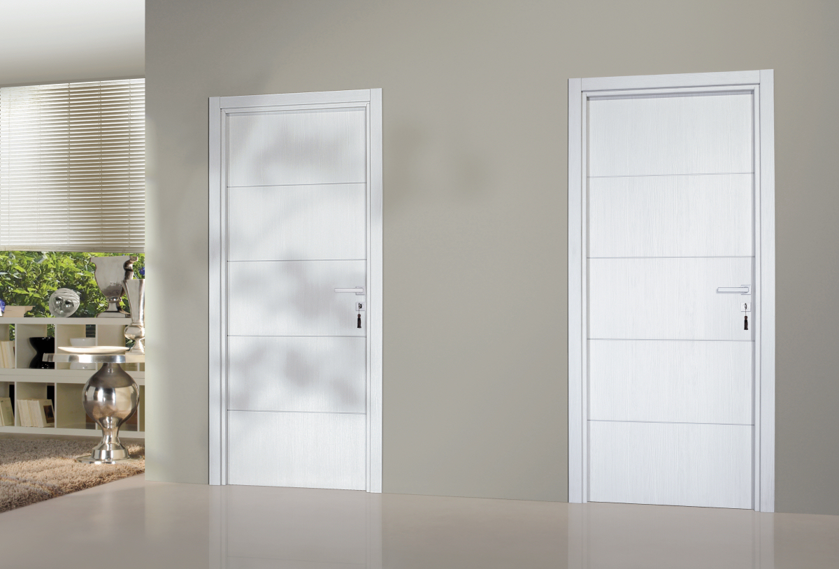 Decoration porte interieur baguette alu