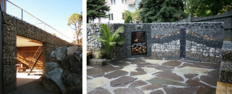 Decoration pour mur exterieur de jardin