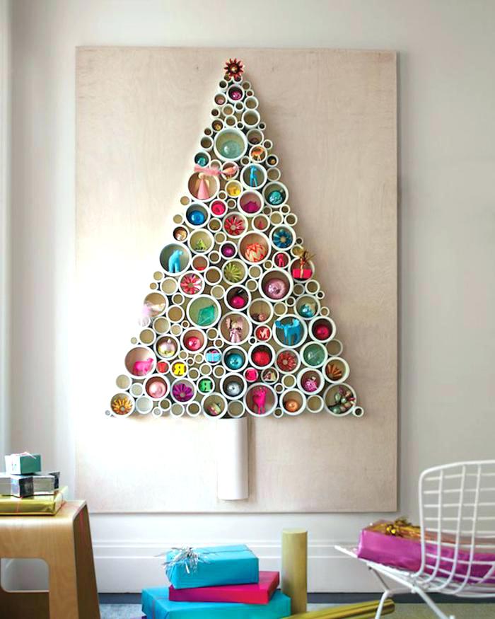 Décoration de sapin faite maison