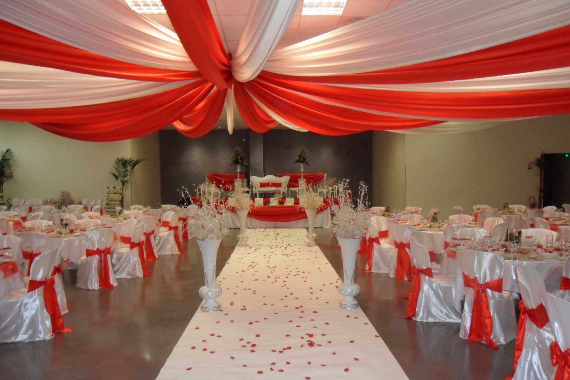 Decoration interieur salle mariage