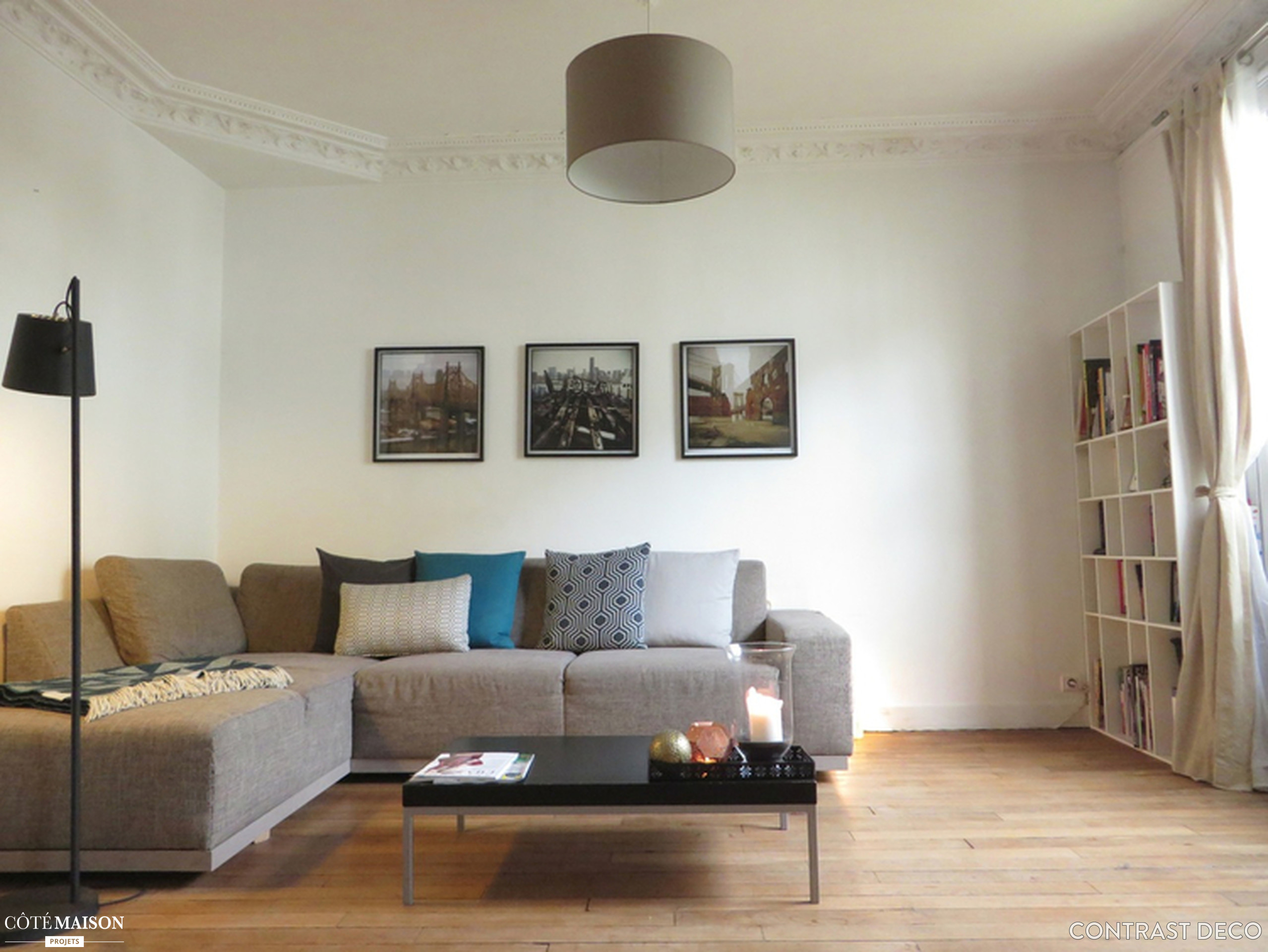 Decoration salon haussmanien