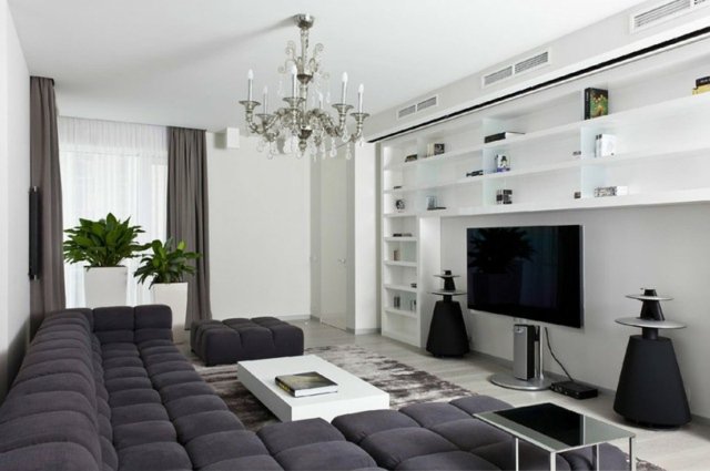 Idée de décoration salon moderne