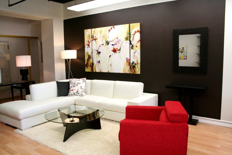 Decoration de salon peinture