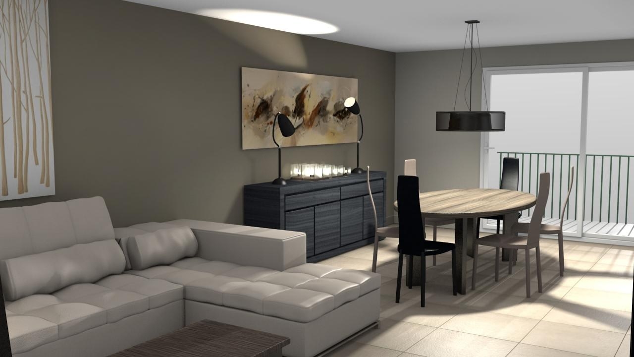 Décoration salon séjour contemporain
