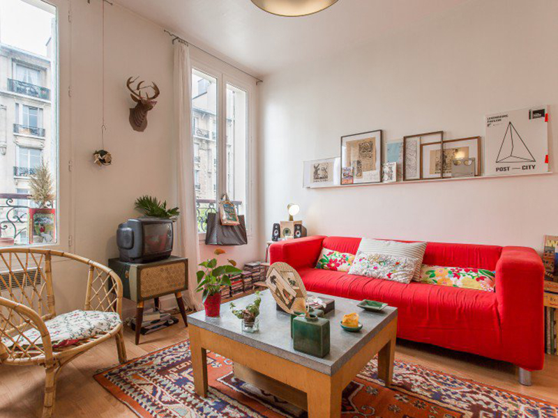 Decoration interieur appartement vintage